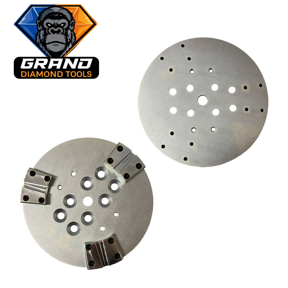 10” Plate with Three HTC & Redilock Holder