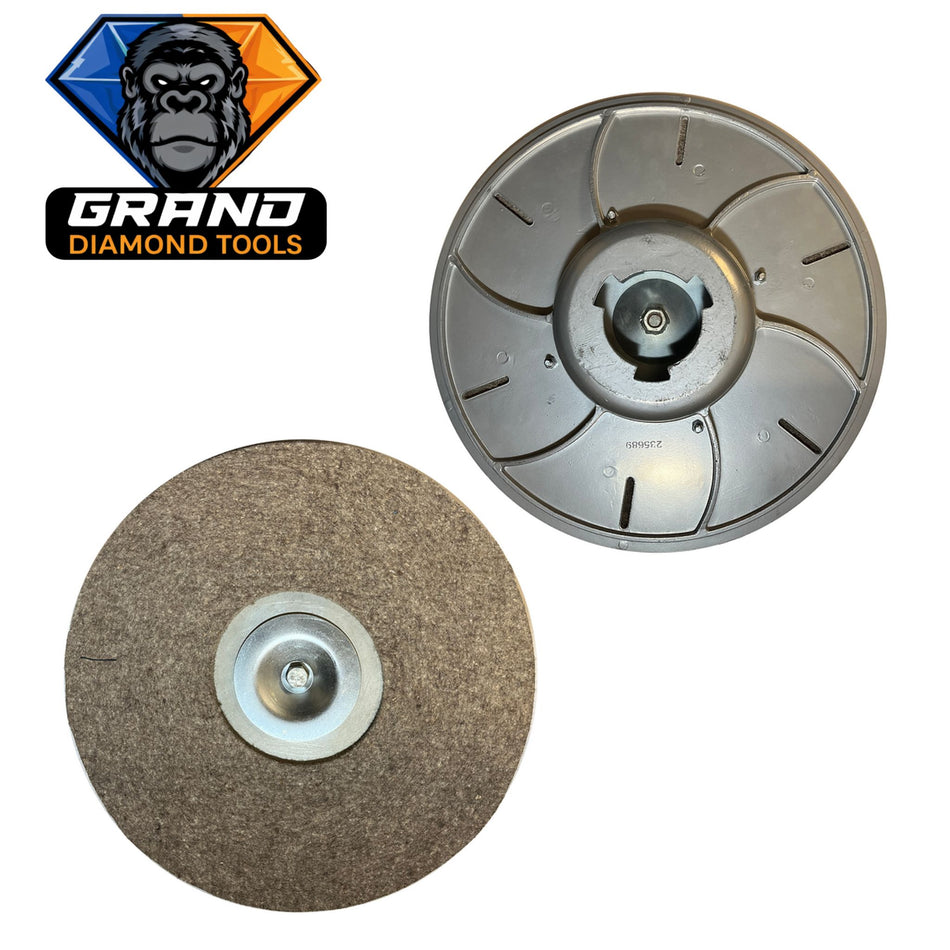 16” Buffer Wheel with Plate