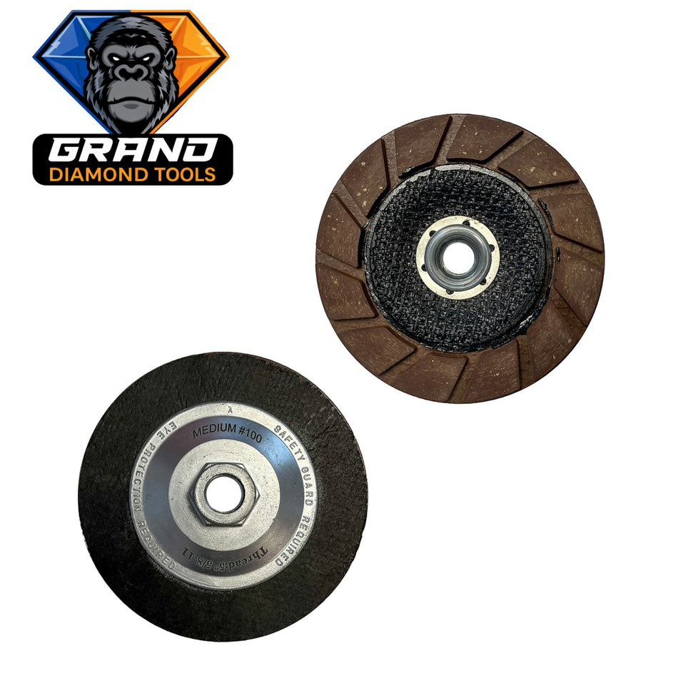 5” Ceramic Polishing Cup 100 Grit