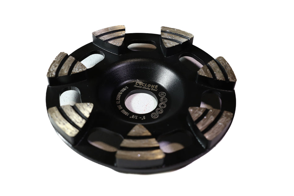 5” Diamond Cup Wheel | 7/8 Inch Arbor (Black)