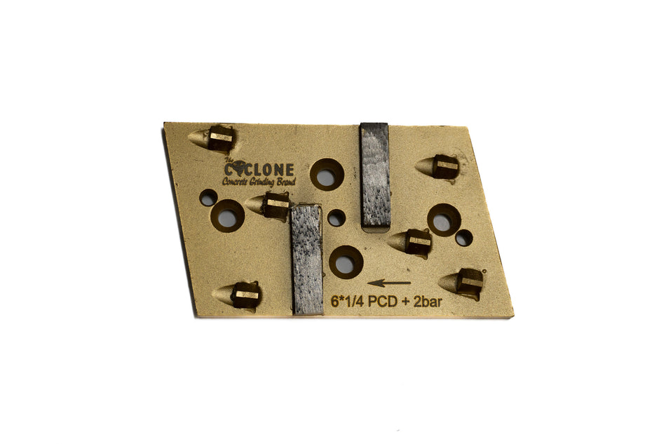 PEARL Style PCD Double Bar Grinding Segment