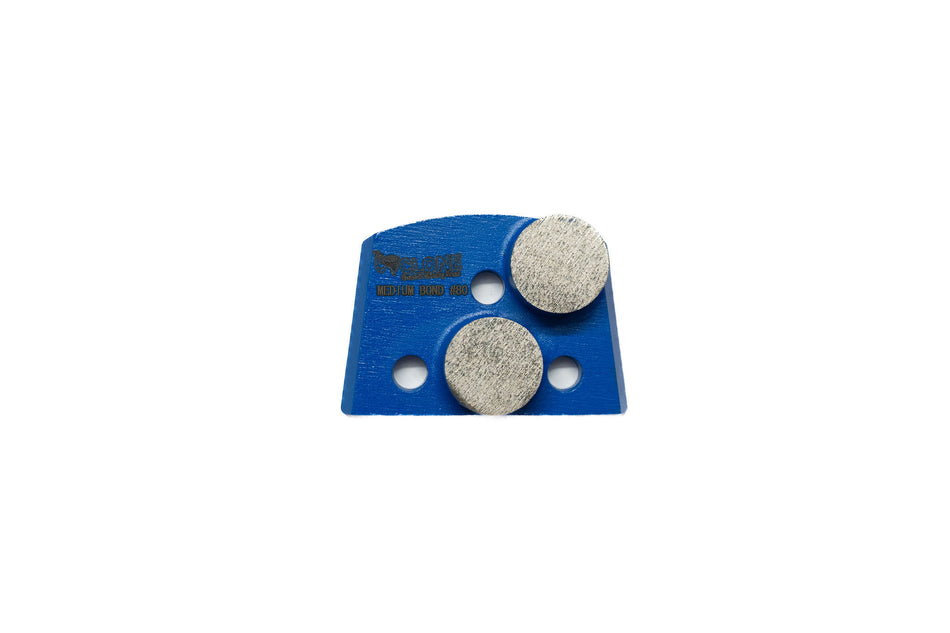 EDCO/Lavina Style Double Round Grinding Segment (Blue 80GR)