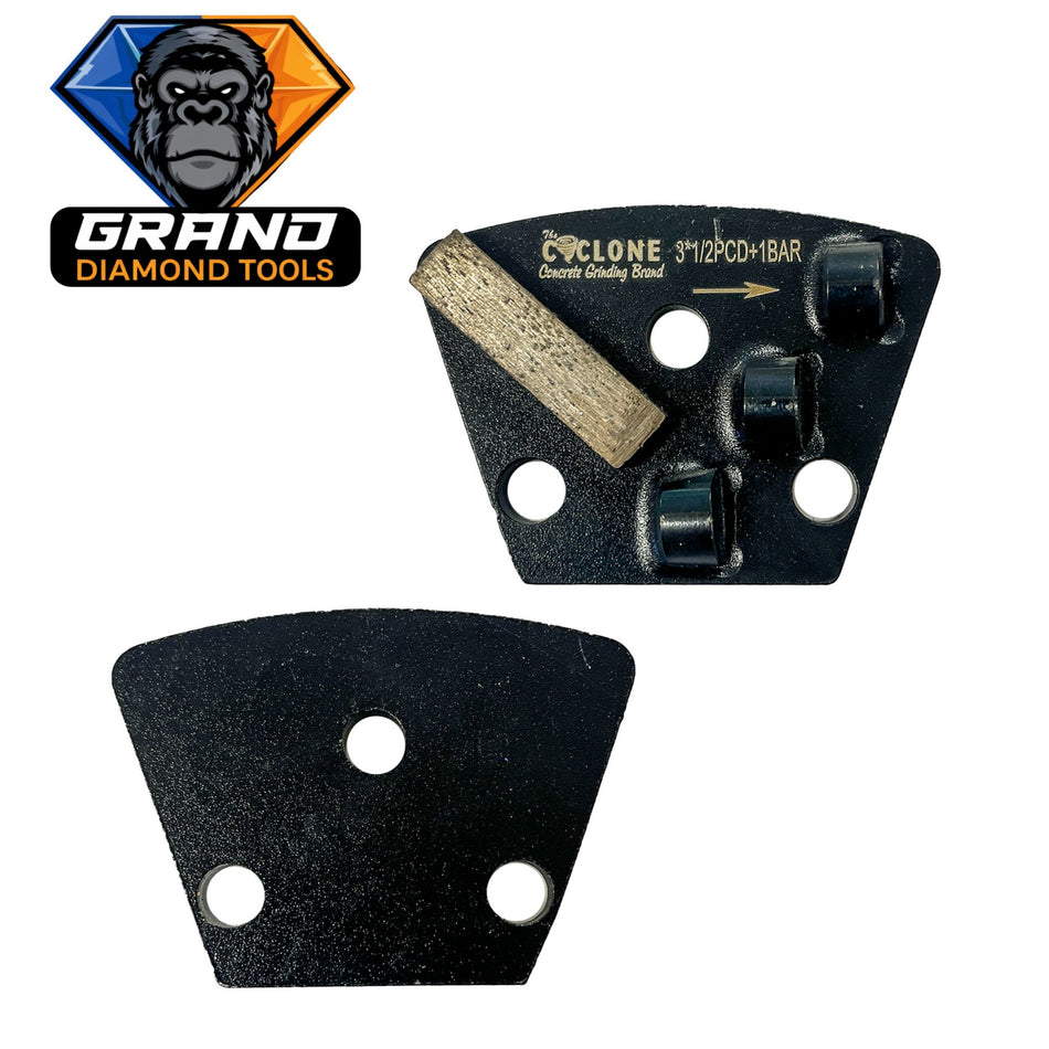 ASL Style PCD Single Bar Grinding Segment (Right)