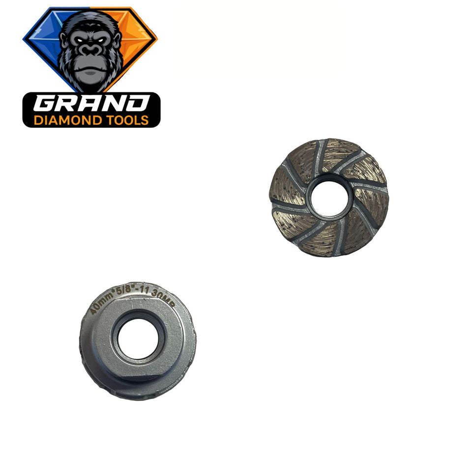 40mm | 1 1/2 Inch Cup Wheel | 5/8 - 11 Threaded