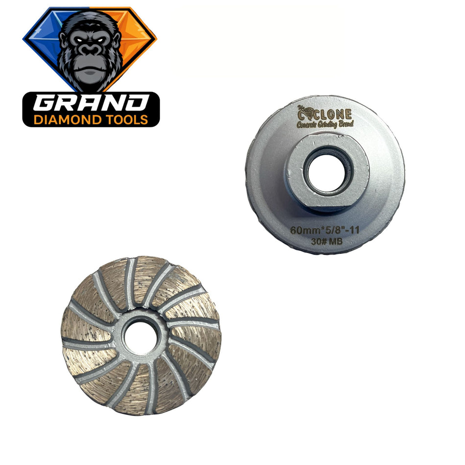 60mm | 2 1/2 Inch Cup Wheel | 5/8-11 Threaded