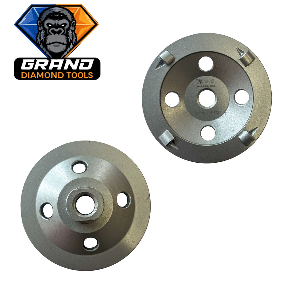 4” PCD Diamond Cup Wheel | 5/8-11 Threaded