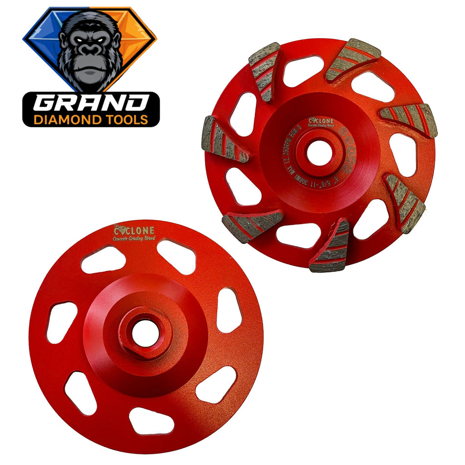 5” Diamond Cup Wheel | 5/8-11 Threaded