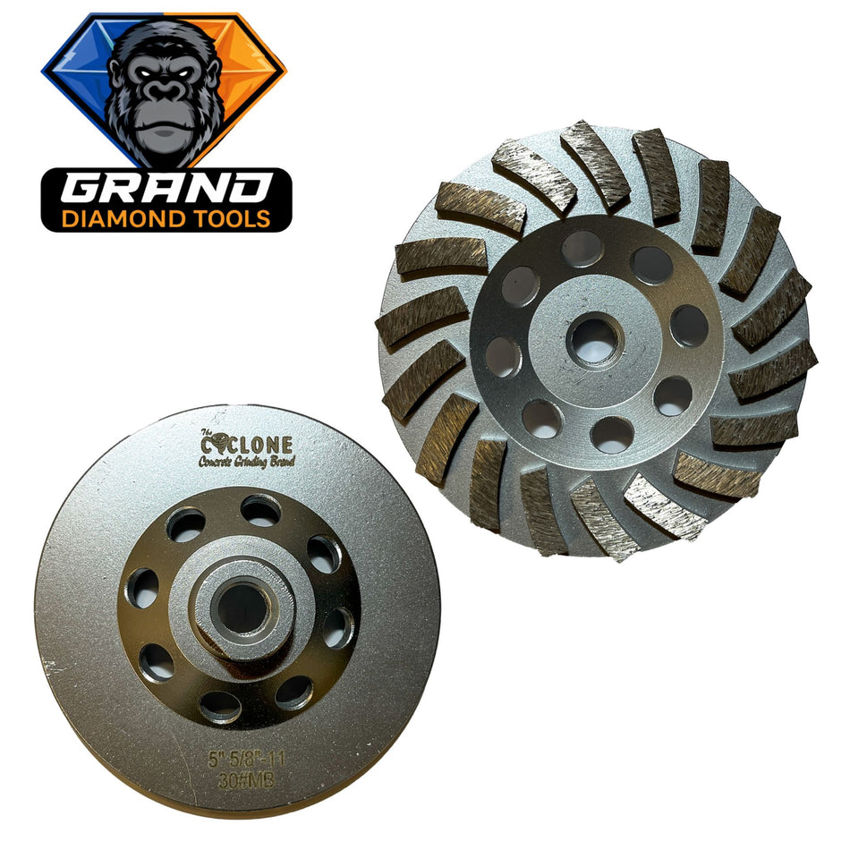 5” Turbo Diamond Cup Wheel Economy | 5/8-11 Threaded