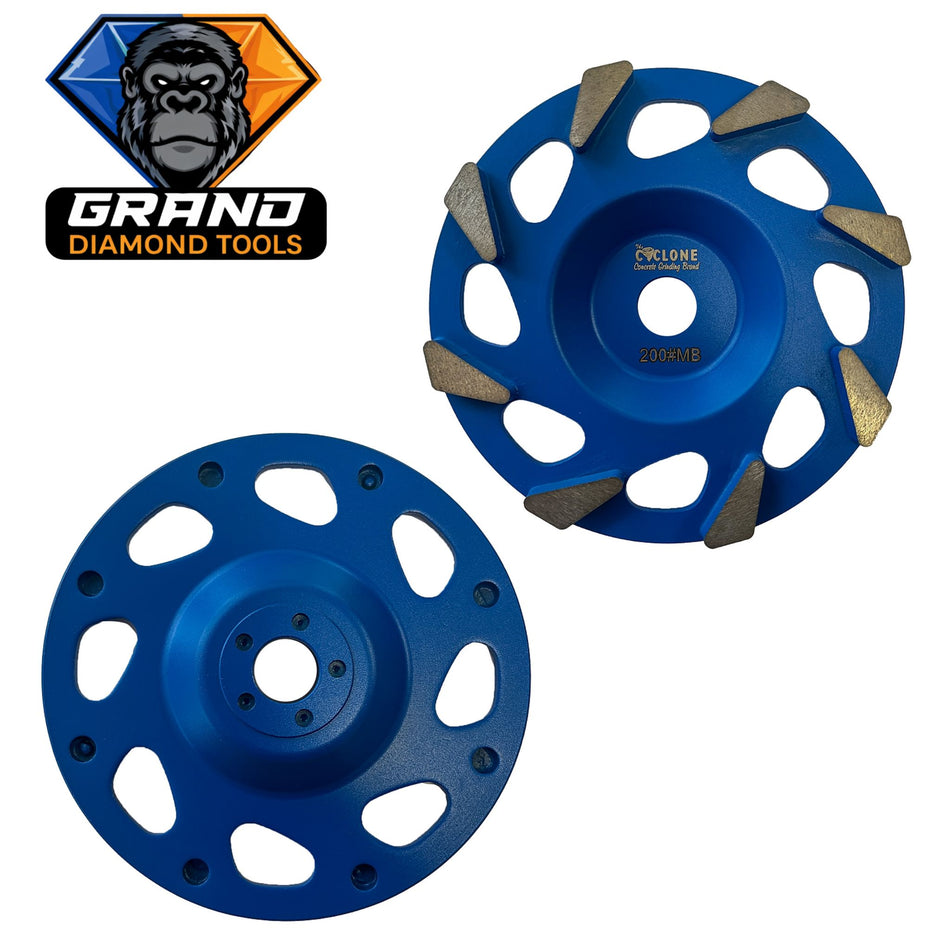 6” Hilti Style Diamond Cup Wheel | 3/4 Inch Arbor (200 Grit)