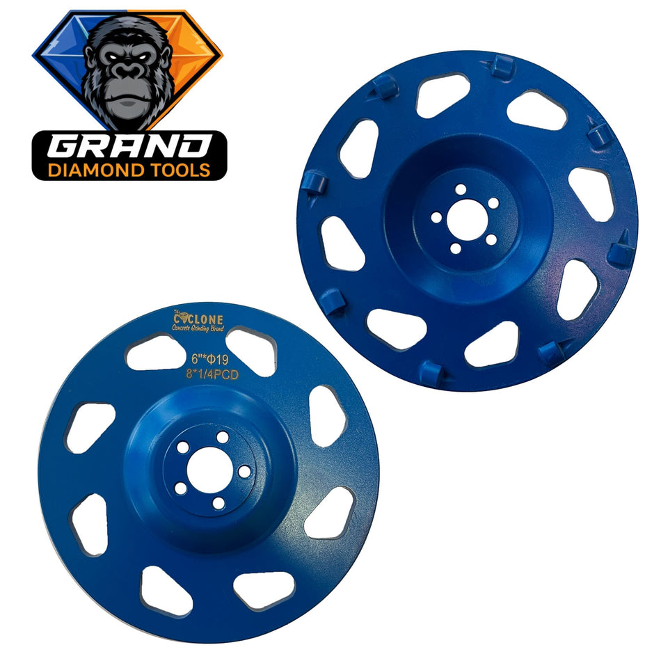 6” Hilti Style PCD Diamond Cup Wheel | 3/4 Inch Arbor