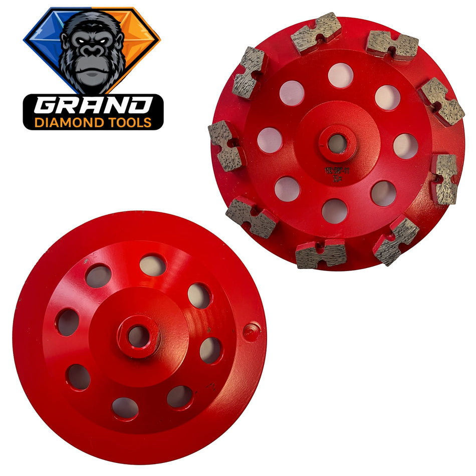 7” Segmented Diamond Cup Wheel | 5/8-11 Threaded