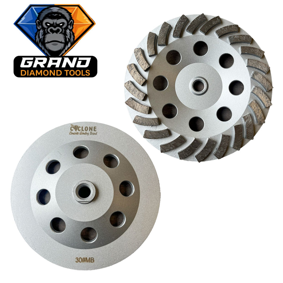 7” Turbo Diamond Cup Wheel | 5/8-11 Threaded