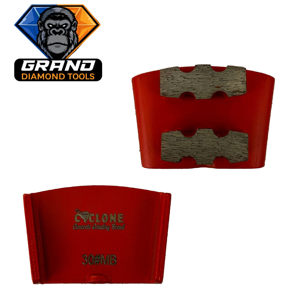 HTC Style Double Bar Grinding Segment