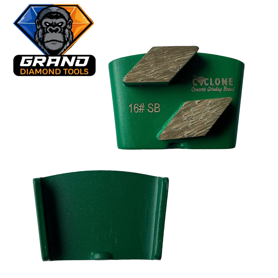 HTC Style Double Rhombus Grinding Segment (Green)