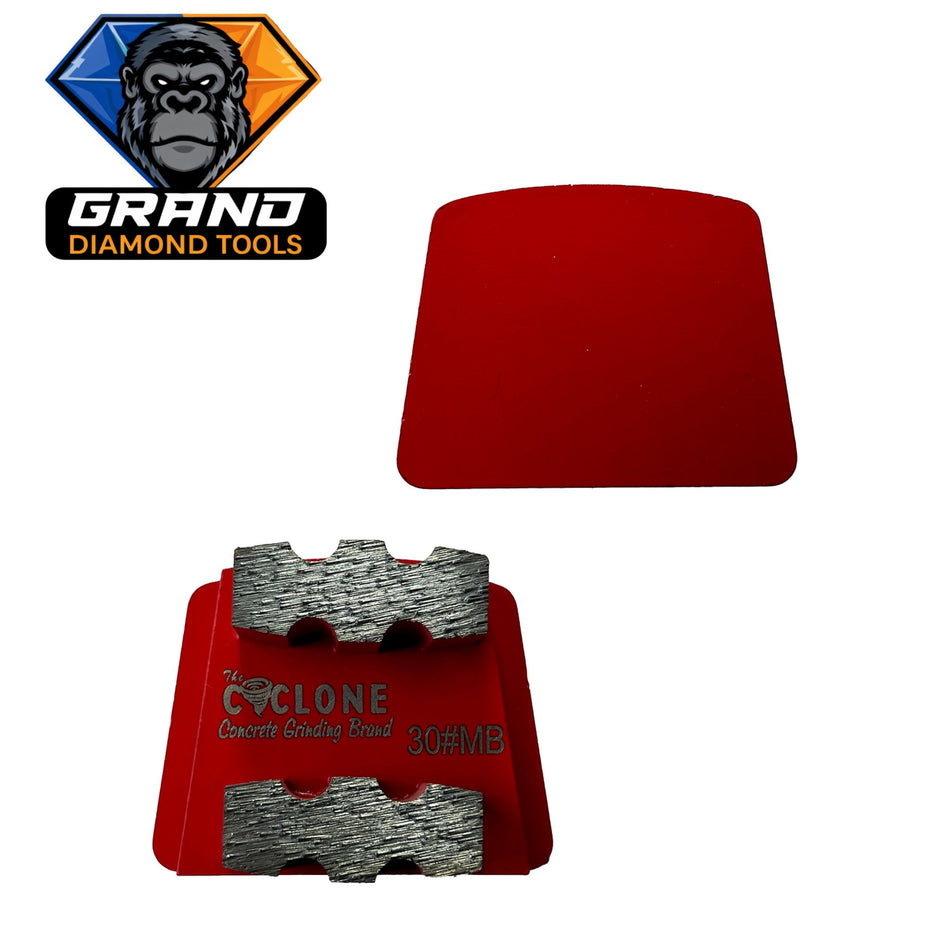 PHX Style Double Bar Grinding Segment (Red)