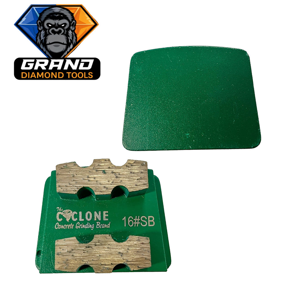 PHX Style Double Bar Grinding Segment (Green)