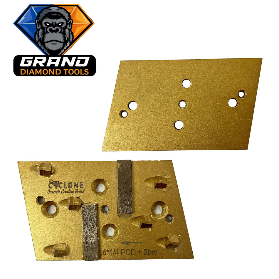 PEARL Style PCD Double Bar Grinding Segment