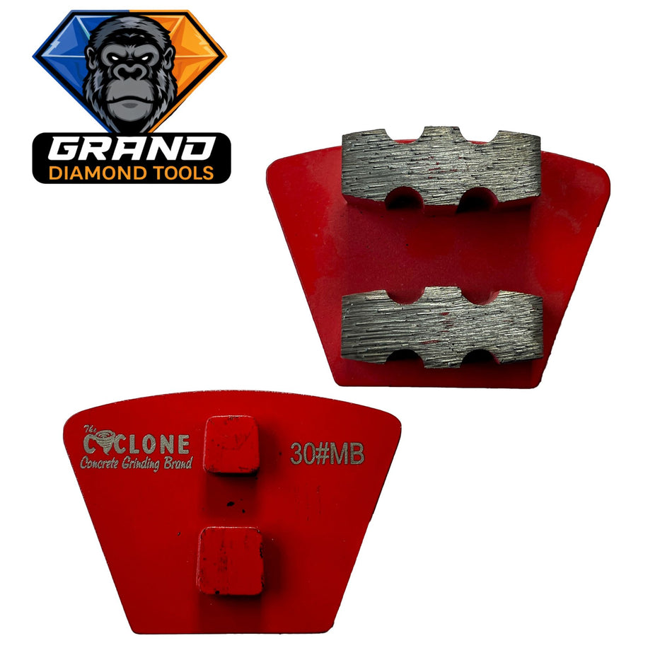 PREP-MASTER Style Double Bar Grinding Segment (Red)