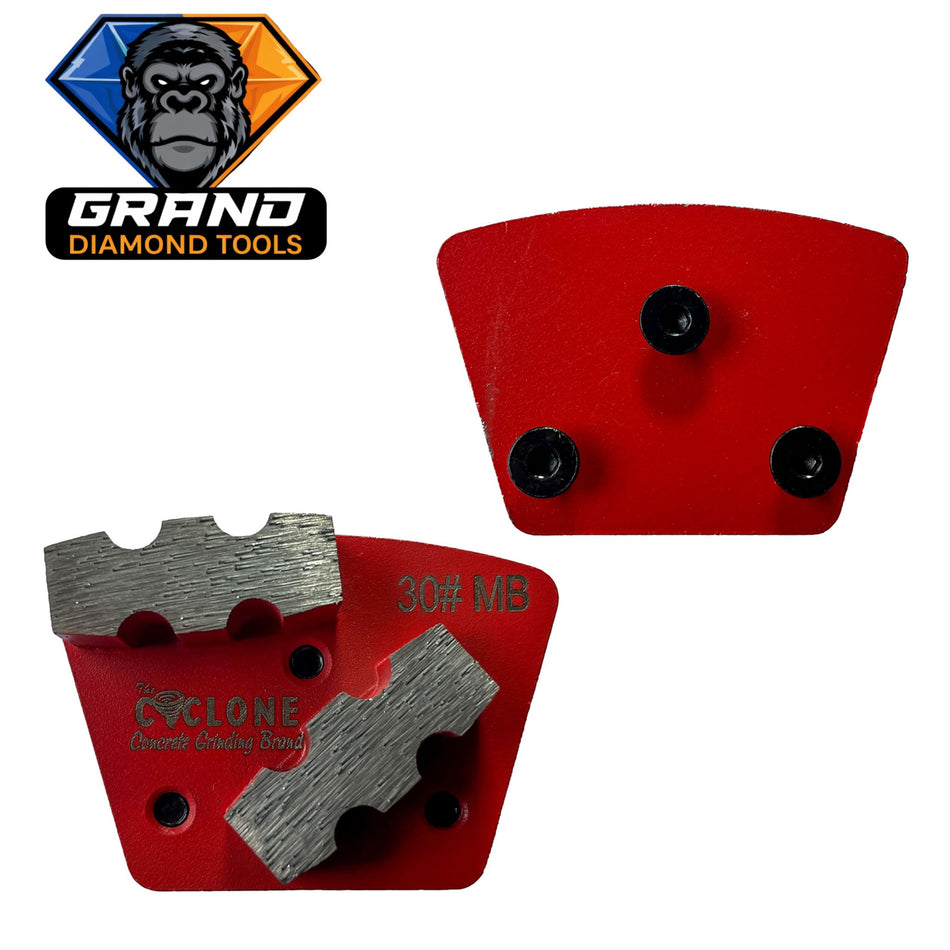 SASE Style Double Bar Grinding Segment (Red)
