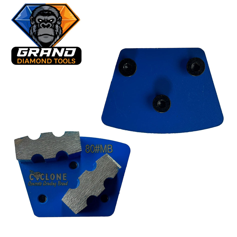 SASE Style Double Bar Grinding Segment (Blue80)
