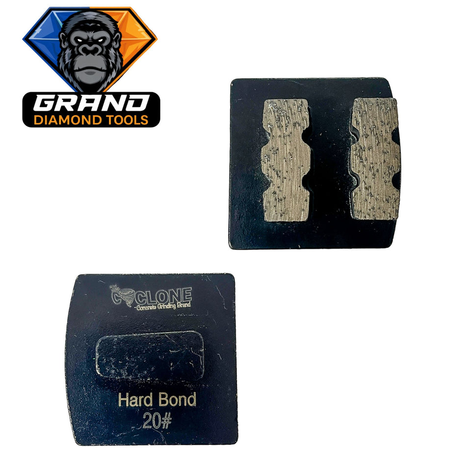 REDI-LOCK Style Double Bar Grinding Segment (Black)