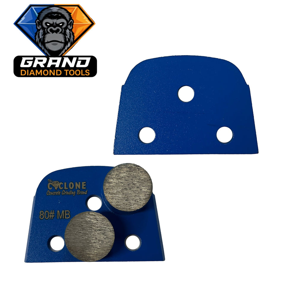 EDCO/Lavina Style Double Round Grinding Segment (Blue 80GR)
