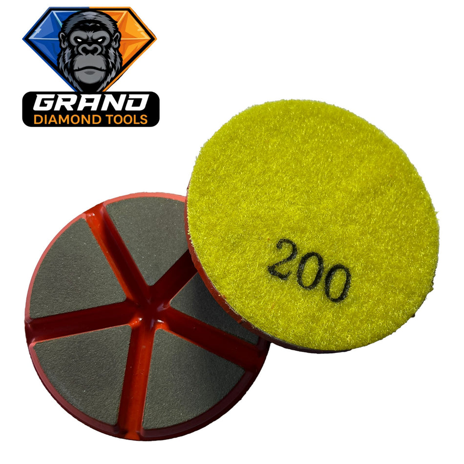 3” Ceramic Polishing Pad 200 Grit