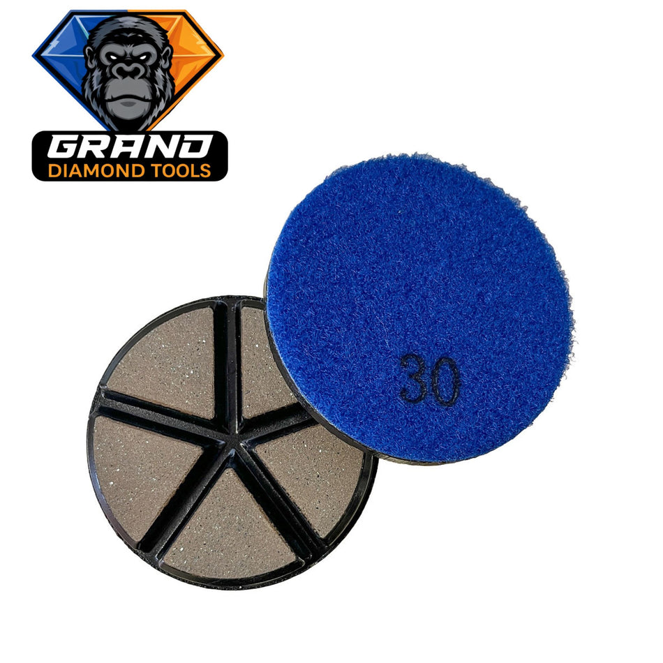 3” Ceramic Polishing Pad 30 Grit