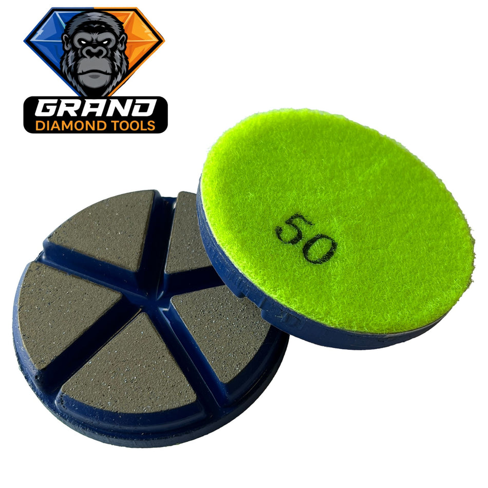 3” Ceramic Polishing Pad 50 Grit