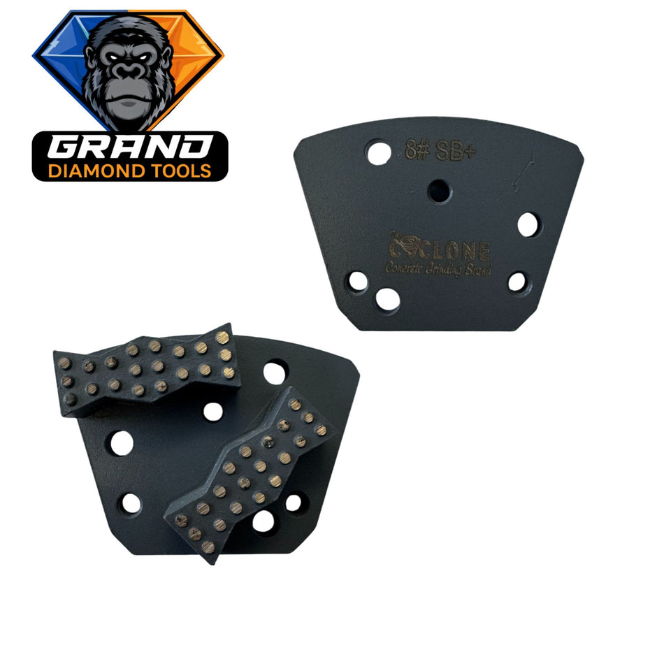 DIAMATIC Style Double Bar New Sharp Segments (8GR) + (GREY)