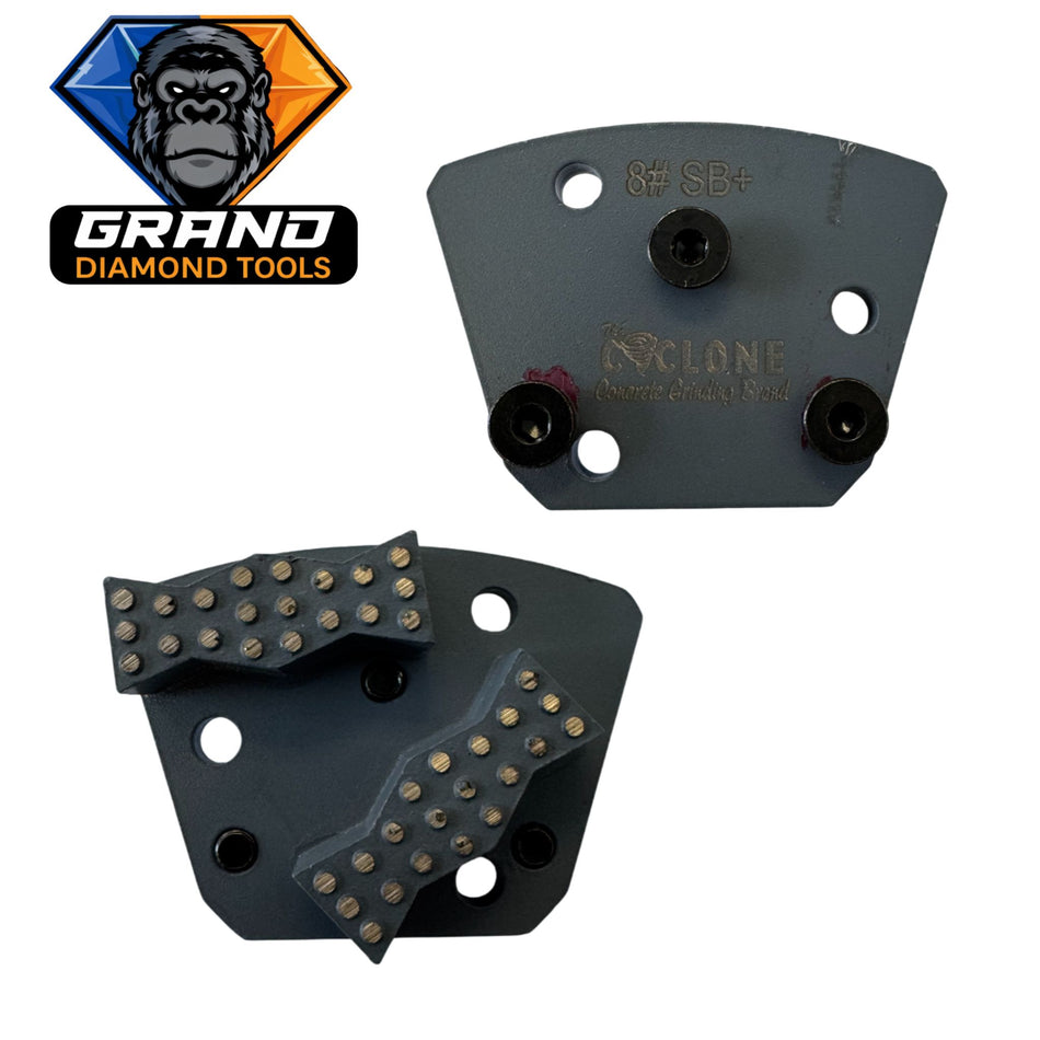 SASE Style Double Bar New Sharp Segments (8GR) + (GREY)